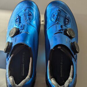 Shimano XC902 S-PHYRE cycling shoes blue size 39